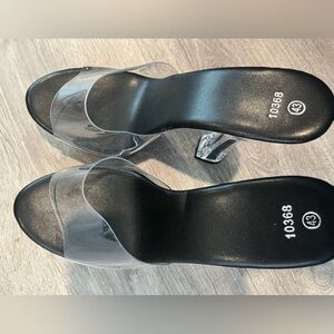 Glass slippers, but they’re not glass lol